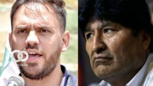Eduardo Del Castillo y Evo Morales.