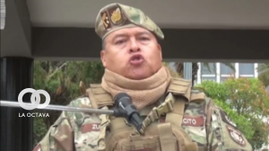 El comandante del Ejército, Juan José Zúñiga. Foto. Captura video