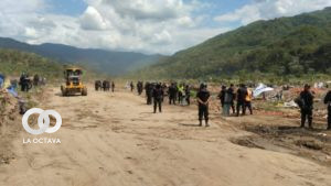 El operativo policial en Caranavi, La Paz. Foto. Eduardo del Castillo