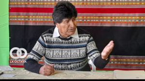Evo Morales en entrevista en Kawsachun Coca. Foto. Captura.