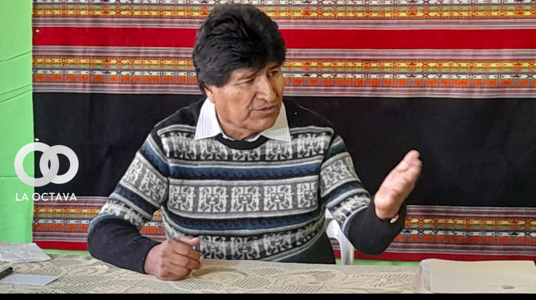 Evo Morales en entrevista en Kawsachun Coca. Foto. Captura.