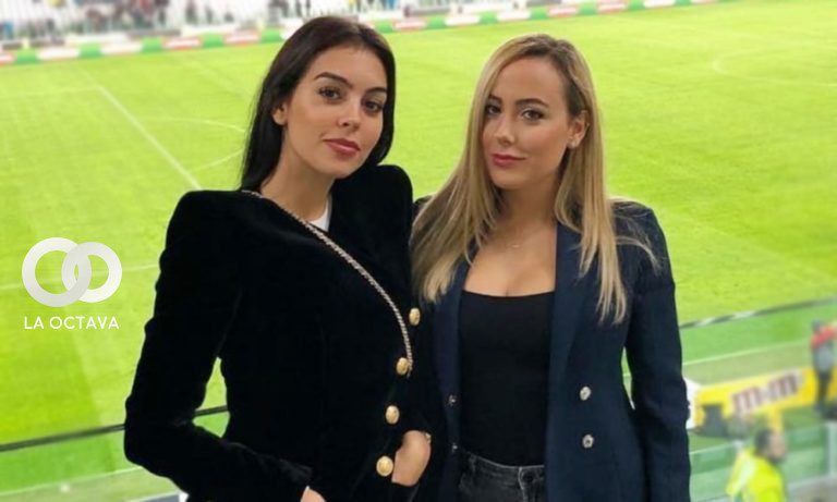 Georgina Rodríguez y su hermana.