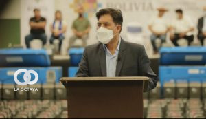 Jeyson Auza, Ministro de Salud y Deportes.