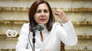 Karen Longaric, ex canciller de Bolivia.