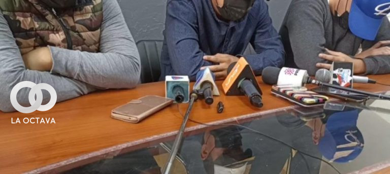 Los denunciantes. Foto. Captura
