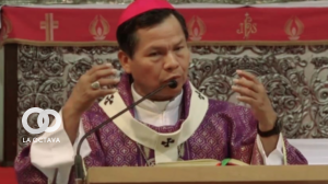 Monseñor René Leigue, arzobispo de Santa Cruz. Foto. CEB