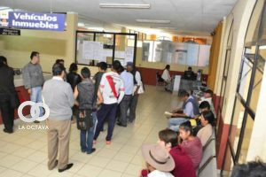 Oficinas para pagar impuestos en Tarija.