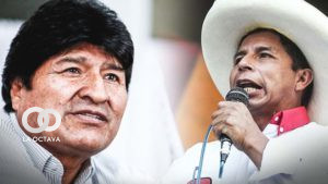 Pedro Castillo y Evo Morales.