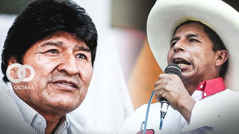 Pedro Castillo y Evo Morales.