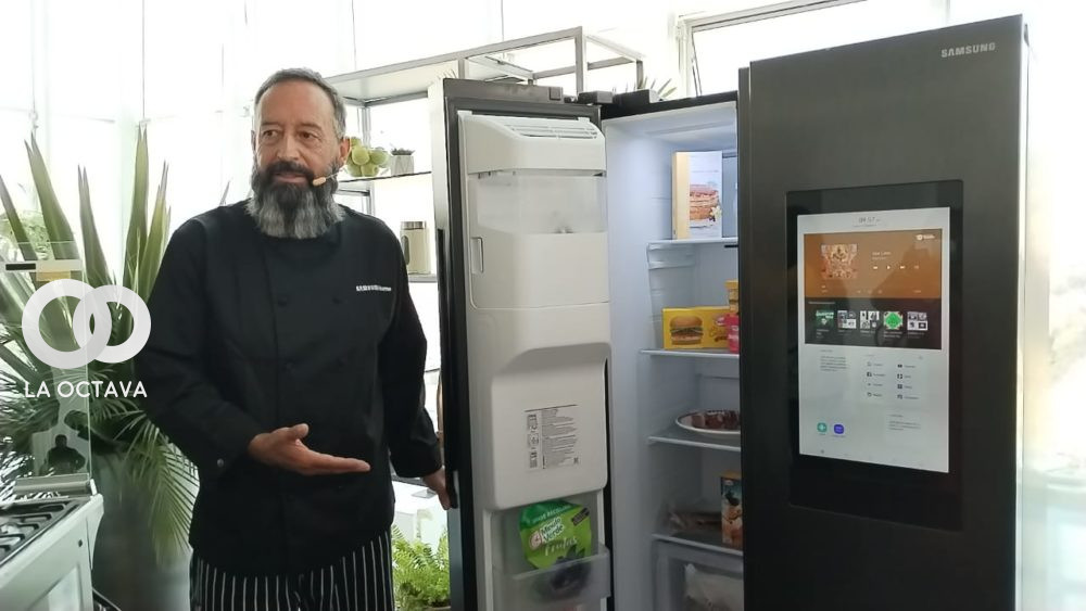 Samsung presenta el nuevo refrigerador inteligente a la venta en Bolivia.