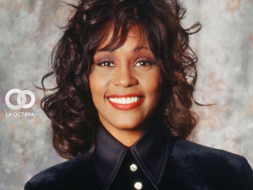 Whitney Houston al inicio de su carrera