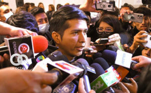 Andrónico Rodríguez, Presidente de la Cámara de Senadores. Foto. Senado.