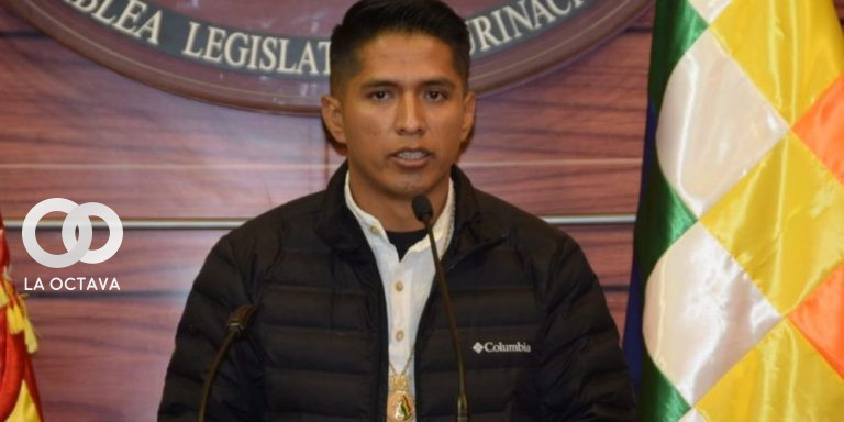 Andrónico Rodríguez, Senador del MAS.
