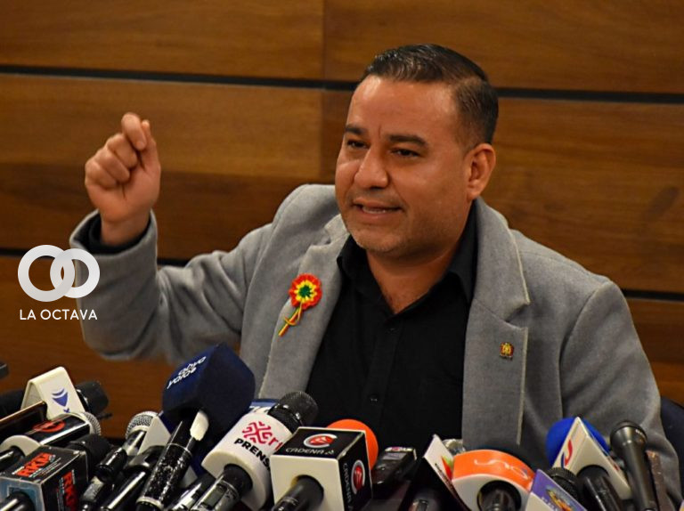 Ányelo Céspedes, Diputado del Moviminto Al Socialismo (MAS).