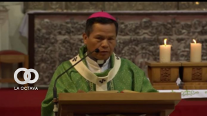 Arzobispo de Santa Cruz, monseñor René Leigue. Foto. Captura video