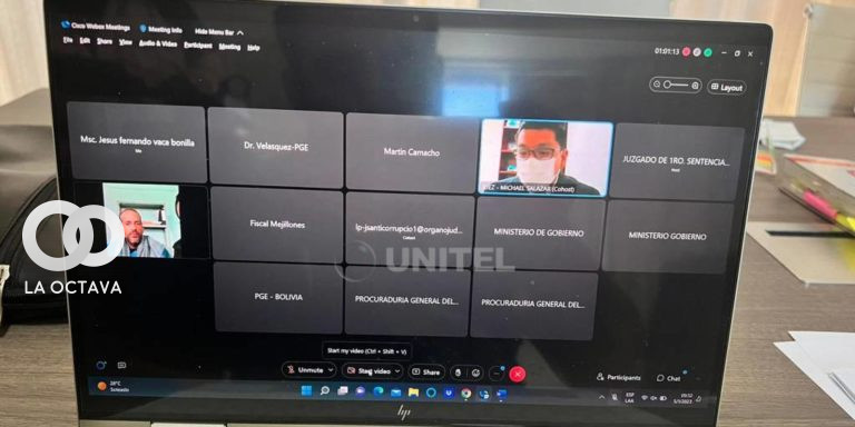 Audiencia virtual de Luis Fernando Camacho.