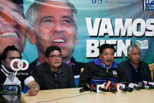 Conferencia de Prensa de la Dirección del MAS.