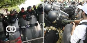 Cruceños denuncian abusos de la policía en manifestaciones.