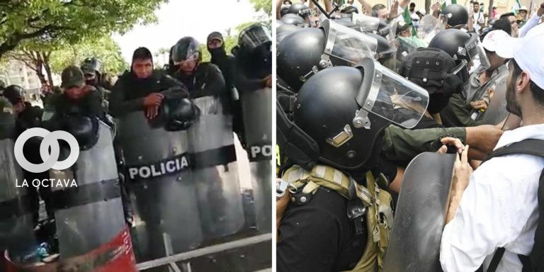 Cruceños denuncian abusos de la policía en manifestaciones.