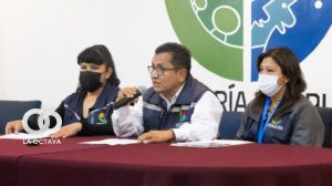 Defensor del Pueblo en conferencia de prensa. Foto. Cortesía.