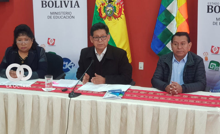 El Ministro de Educación ve desesperación de ganar plata en colegios privados. Foto. Ministerio de Educación.