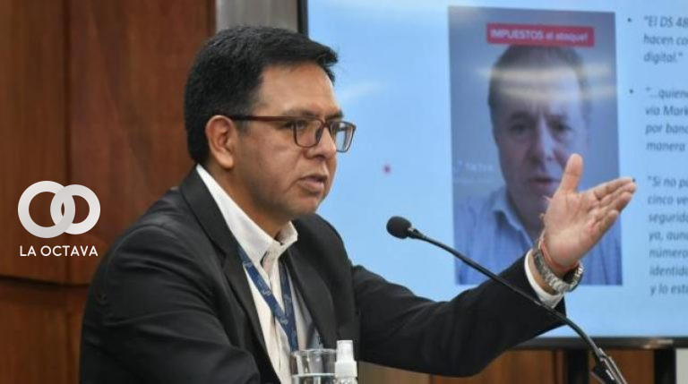 El viceministro de Política Tributaria, Jhonny Morales.