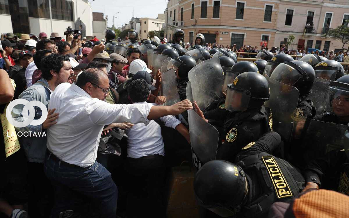 Enfrentamientos en Perú.