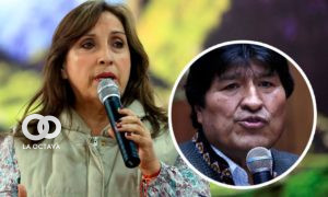 Evo Morales, ex Presidente de Bolivia y Dina Boluarte, Presidenta interina del Perú.