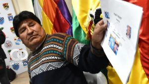 Evo Morales, ex Presidente de Bolivia.