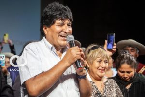 Evo Morales, líder del MAS.