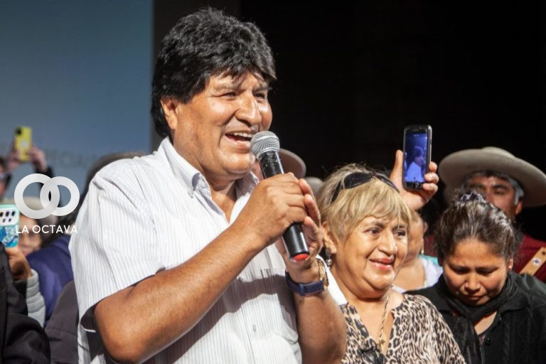 Evo Morales, líder del MAS.