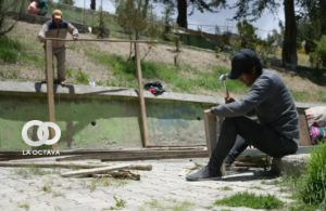 Vendedores se instalan en el Parque Urbano