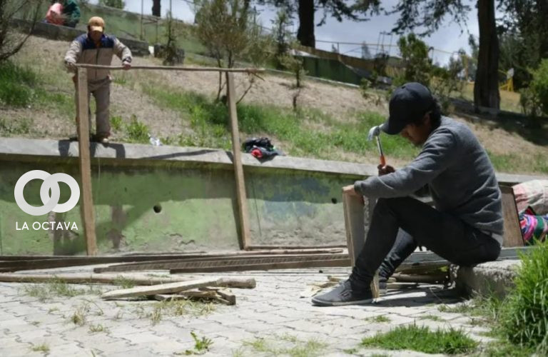 Vendedores se instalan en el Parque Urbano