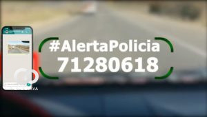 Alerta Policía una línea de WhatsApp habilitado