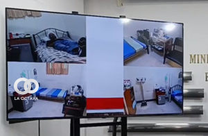 Imágenes presentadas por el Ministro de Gobierno