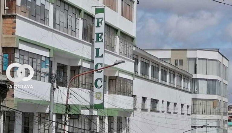Inmediaciones de la FELCC.
