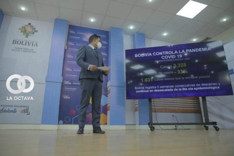 Jeyson Auza, Ministro de Salud y Deportes.