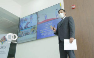 Jeyson Auza, Ministro de Salud y Deportes. Foto. Min. de Salud.