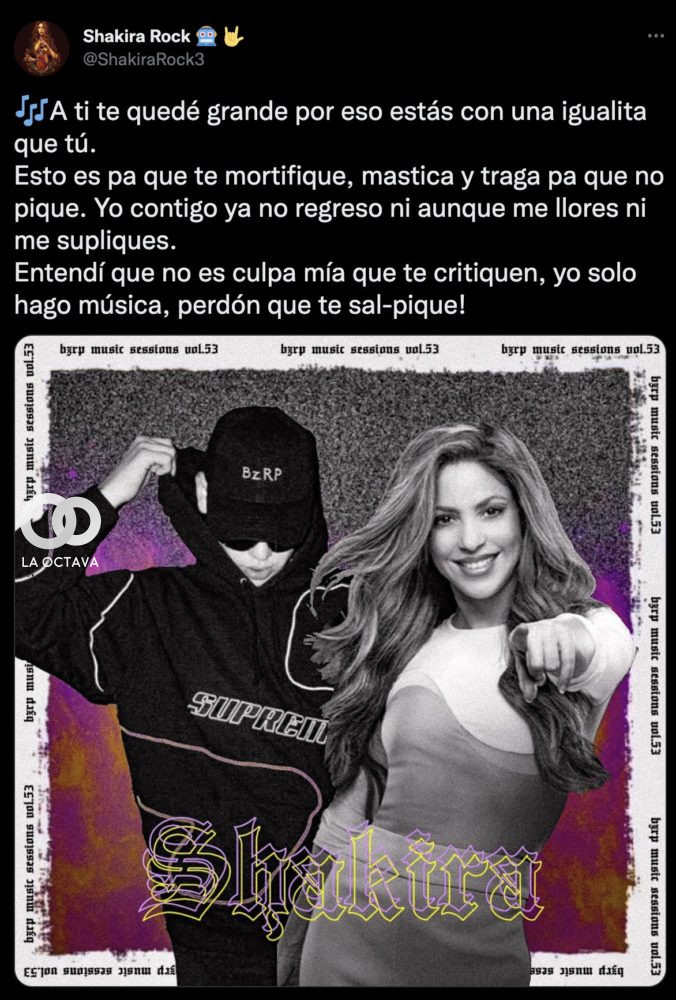 Letra de la canción del nuevo tema de Shakira.