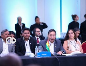 Luis Arce participa en la cumbre de jefes de Estados de la CELAC.