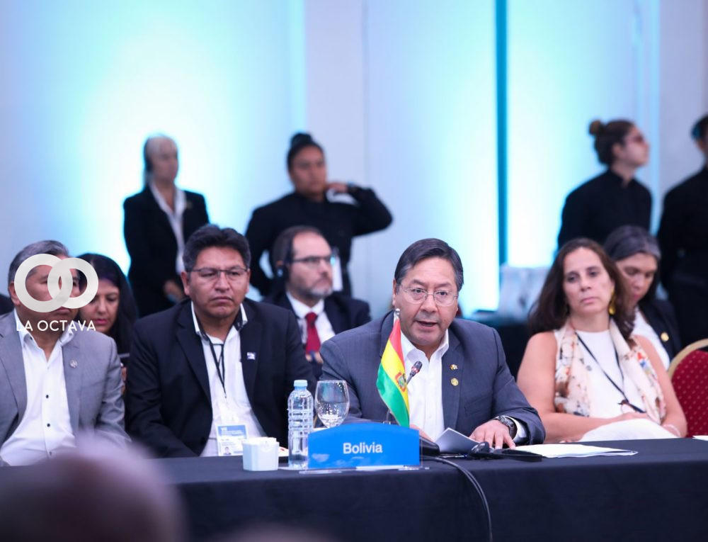 Luis Arce participa en la cumbre de jefes de Estados de la CELAC.