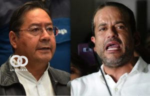 Luis Fernando Camacho y Luis Arce, Presidente de Bolivia.