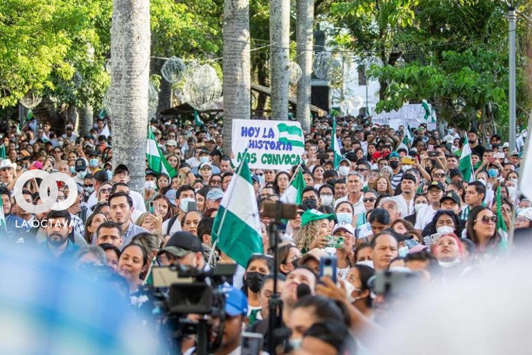 Manifestaciones en Santa Cruz en defenda de Camacho.