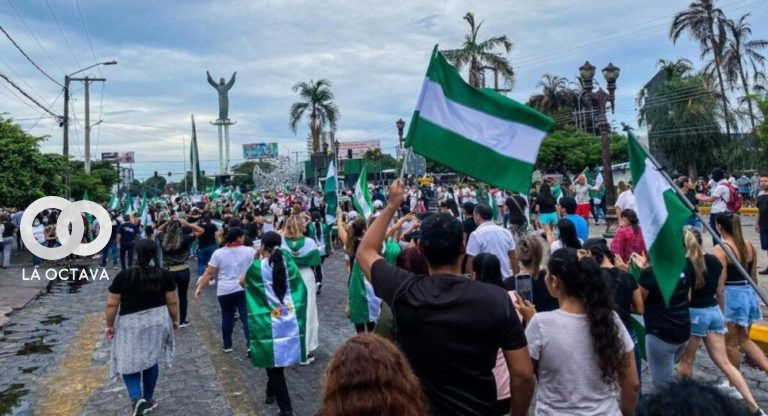 Movilizaciones en Santa Cruz que exigen la libertad de Camacho