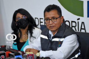 Pedro Callisaya, defensor del pueblo.