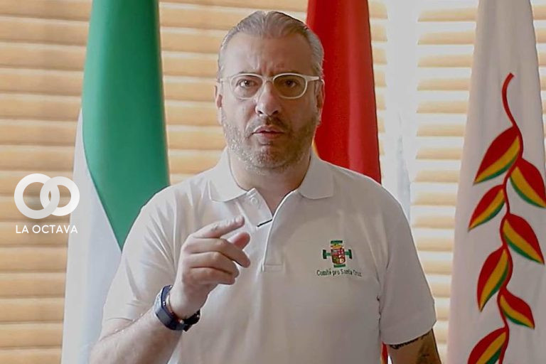 Rómulo Calvo, Pdte. Comité Pro Santa Cruz