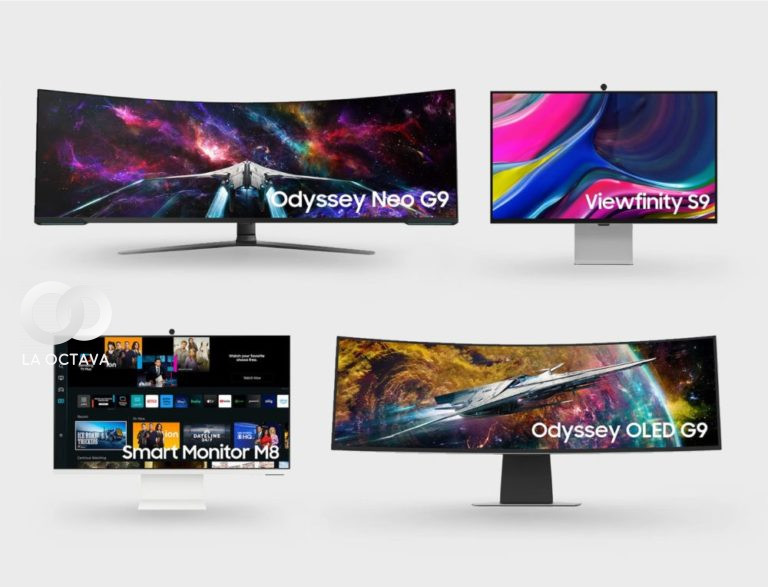 Samsung presenta su nueva línea de monitores.
