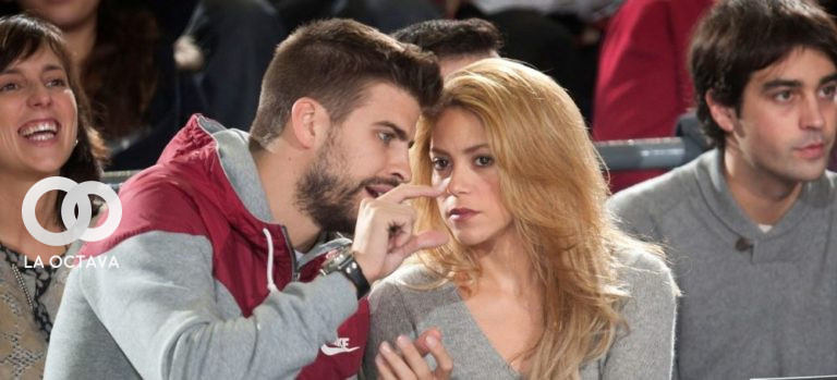 Shakira y Pique, cuando eran pareja.