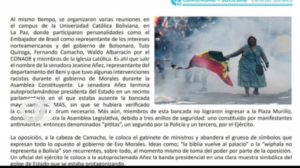 Fragmento del texto de 6º de Secundaria