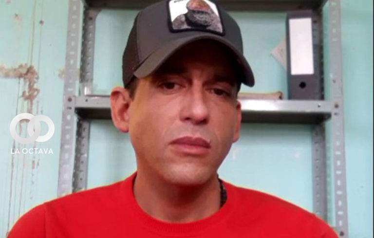 Camacho en su audiencia virtual.